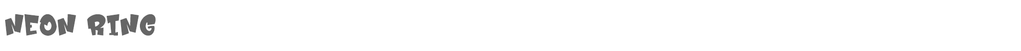 Neon Ring Neon Ring.ttf font preview